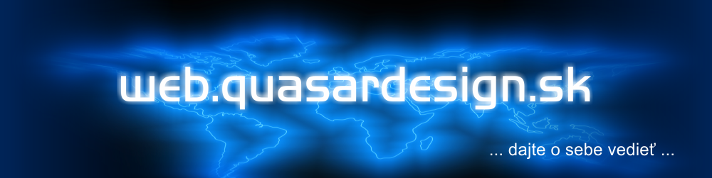 Logo www.quasardesign.sk - Tvorba a správa web stránok, firemných internetových prezentácii